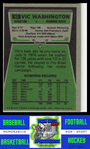 1975 Topps #83 Vic Washington VG+