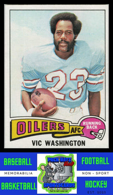 1975 Topps #83 Vic Washington VG+