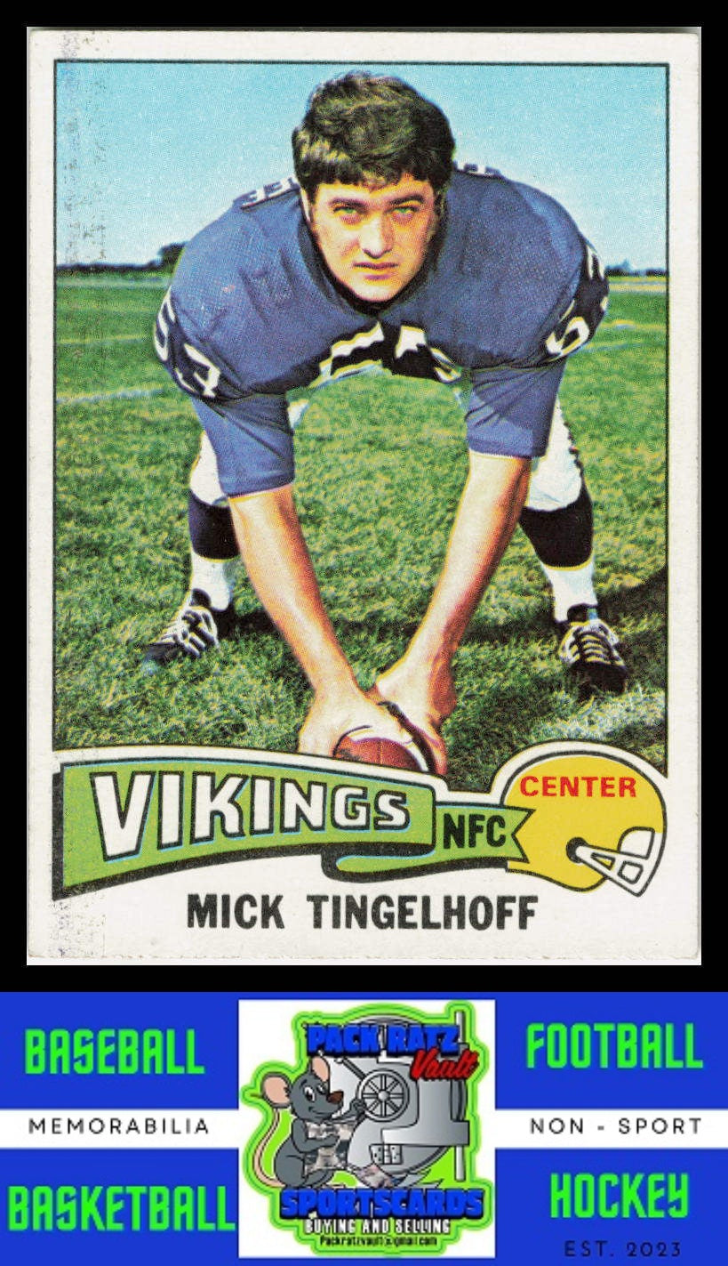 1975 Topps #84 Mick Tingelhoff VG+