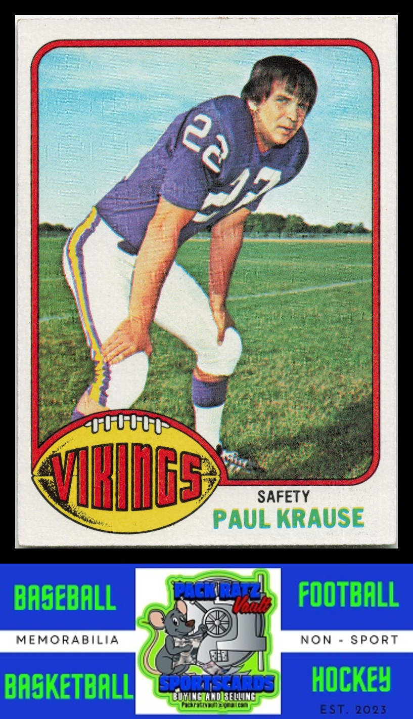 1976 Topps #65 Paul Krause VG+