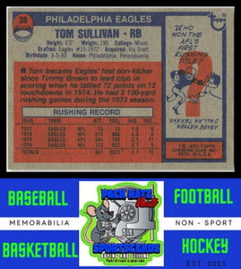 1976 Topps #39 Tom Sullivan VG+