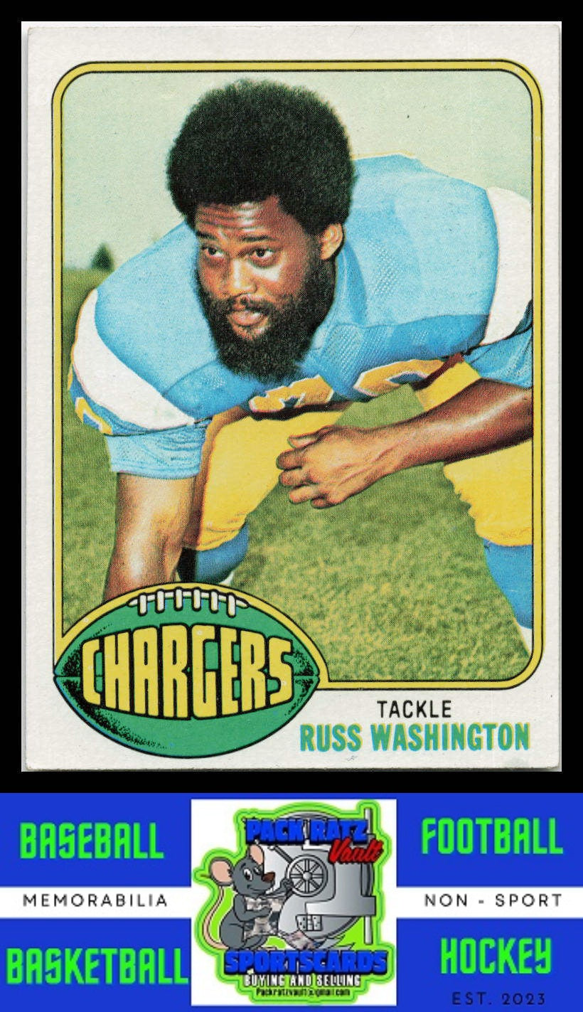 1976 Topps #38 Russ Washington VG+