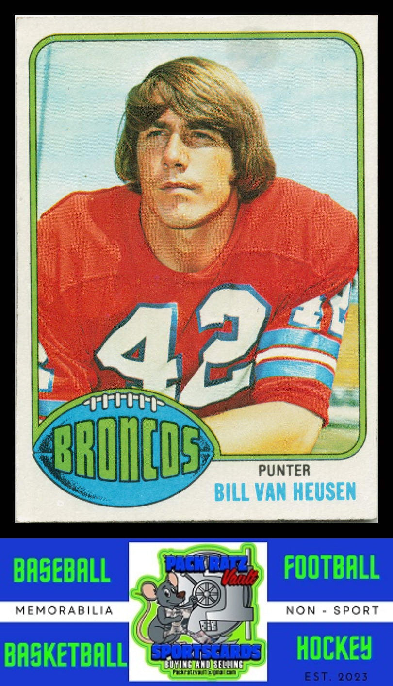 1976 Topps #37 Bill Van Heusen VG+