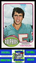 Load image into Gallery viewer, 1976 Topps #72 Tim Foley VG+