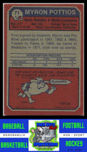 Load image into Gallery viewer, 1973 Topps #71 Myron Pottios VG+