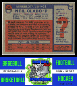 1976 Topps #46 Neil Clabo VG+