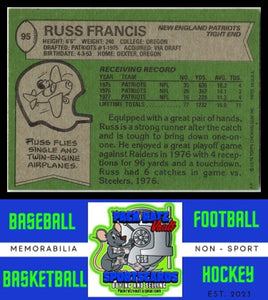 1978 Topps #95 Russ Francis VG+