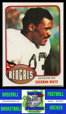 1976 Topps #168 Sherman White VG+