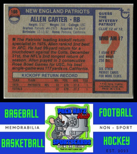 1976 Topps #166 Allen Carter VG+