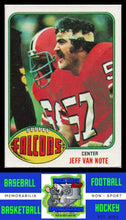 Load image into Gallery viewer, 1976 Topps #164 Jeff Van Note VG+