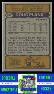 1979 Topps #397 Doug Plank Cream Colored Back VG+