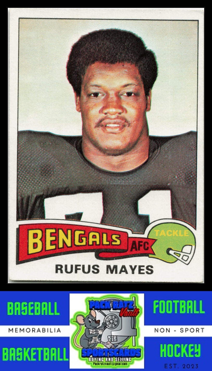 1975 Topps #168 Rufus Mayes VG+