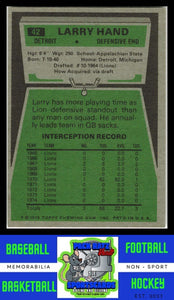 1975 Topps #42 Larry Hand VG+