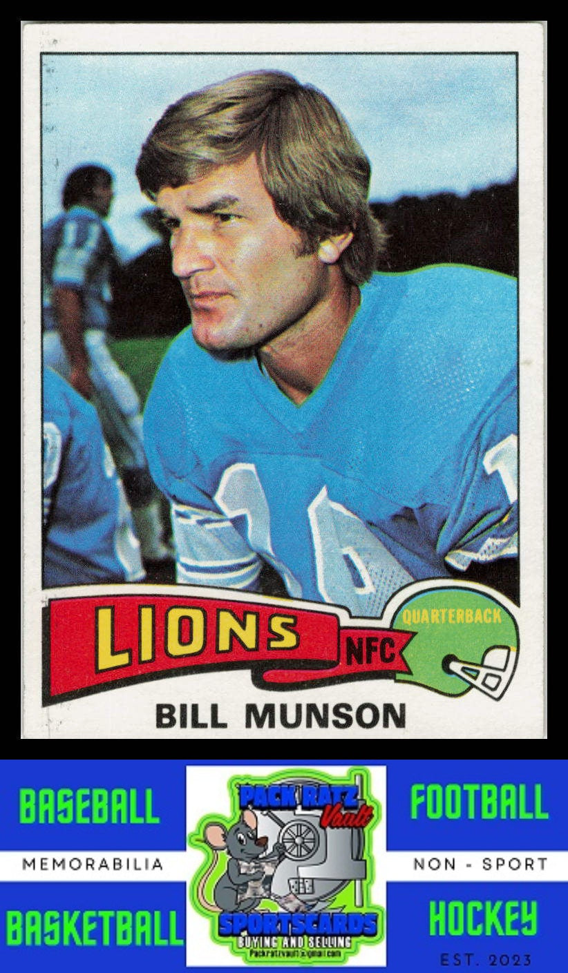 1975 Topps #172 Bill Munson VG+