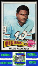 Load image into Gallery viewer, 1975 Topps #139 Willie Alexander VG+