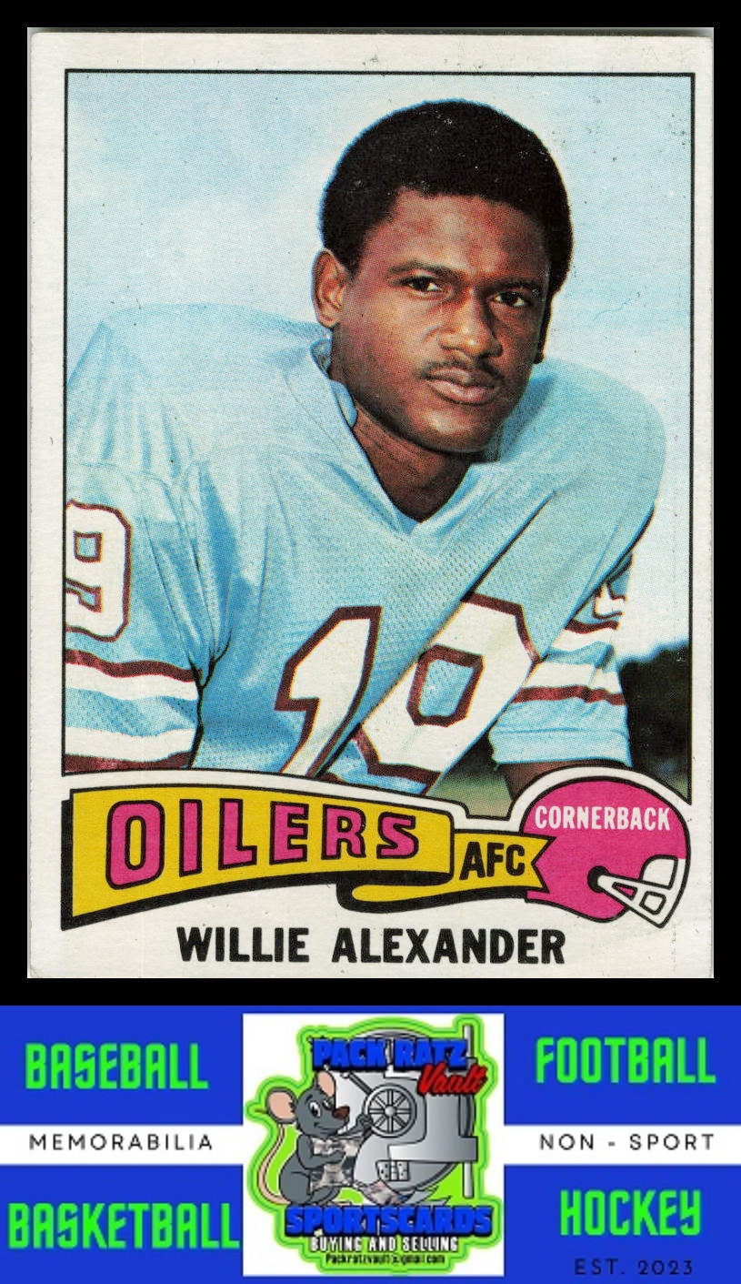 1975 Topps #139 Willie Alexander VG+