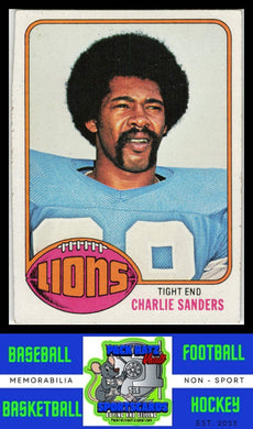 1976 Topps #265 Charlie Sanders VG+