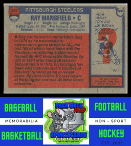 1976 Topps #301 Ray Mansfield VG+