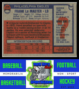 1976 Topps #279 Frank LeMaster VG+