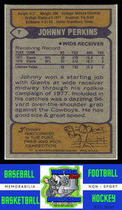 1979 Topps #7 Johnny Perkins VG+