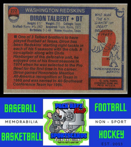 1976 Topps #272 Diron Talbert VG+