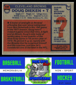 1976 Topps #438 Doug Dieken VG+