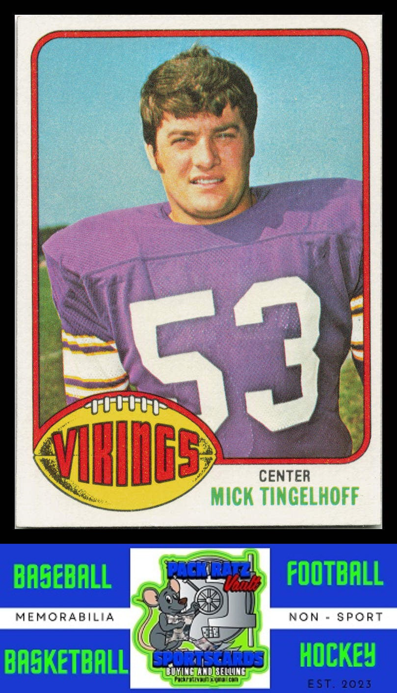 1976 Topps #441 Mick Tingelhoff VG+