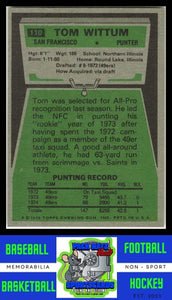 1975 Topps #110 Tom Wittum VG+