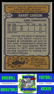 1979 Topps #515 Harry Carson VG+