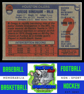 1976 Topps #103 Gregg Bingham VG+