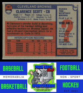 1976 Topps #107 Clarence Scott VG+