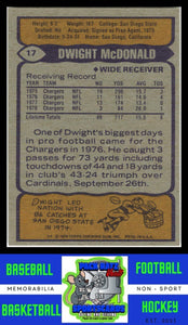 1979 Topps #17 Dwight McDonald VG+