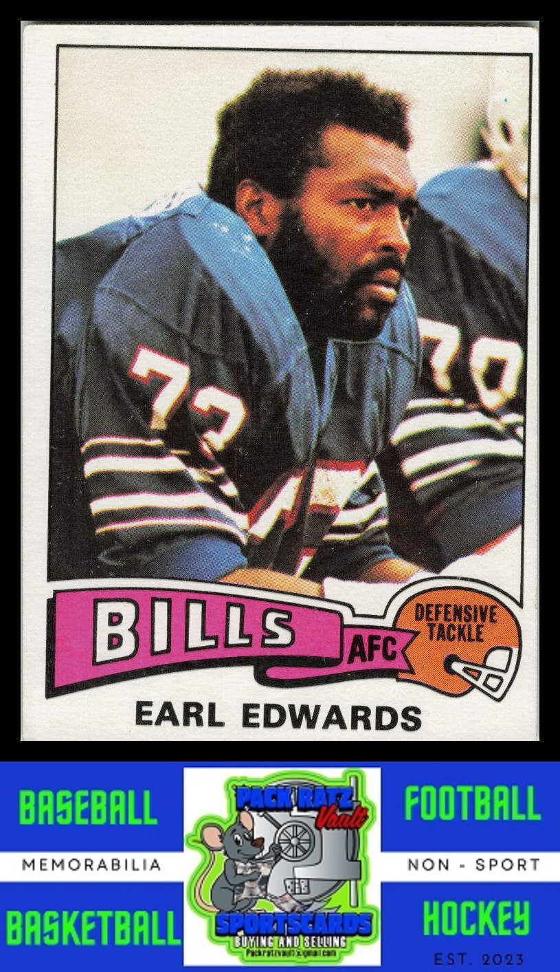 1975 Topps #86 Earl Edwards VG+