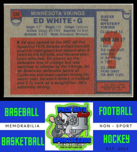 1976 Topps #230 Ed White VG+