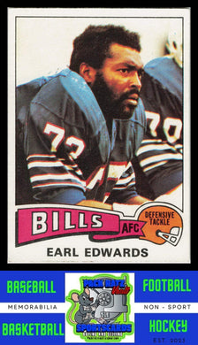 1975 Topps #86 Earl Edwards VG+