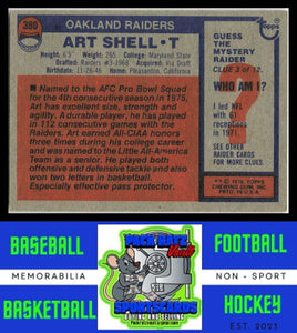 1976 Topps #380 Art Shell VG+