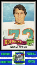 Load image into Gallery viewer, 1975 Topps #234 Norm Evans VG+