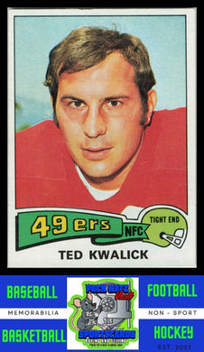 1975 Topps #226 Ted Kwalick VG+