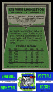 1975 Topps #228 Mike Livingston VG+