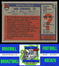 Load image into Gallery viewer, 1976 Topps #213 Earl Edwards VG+