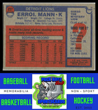 Load image into Gallery viewer, 1976 Topps #227 Errol Mann VG+