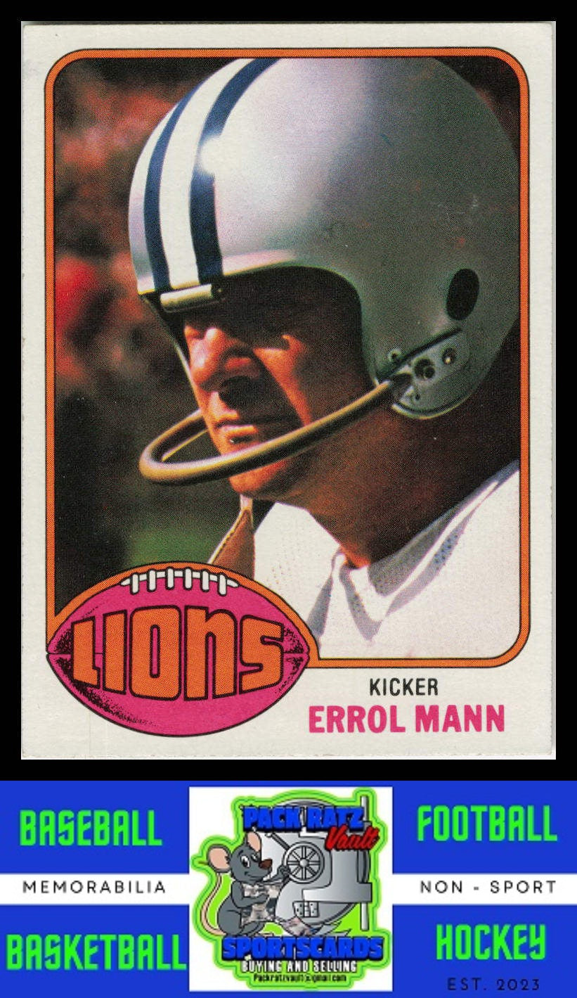 1976 Topps #227 Errol Mann VG+