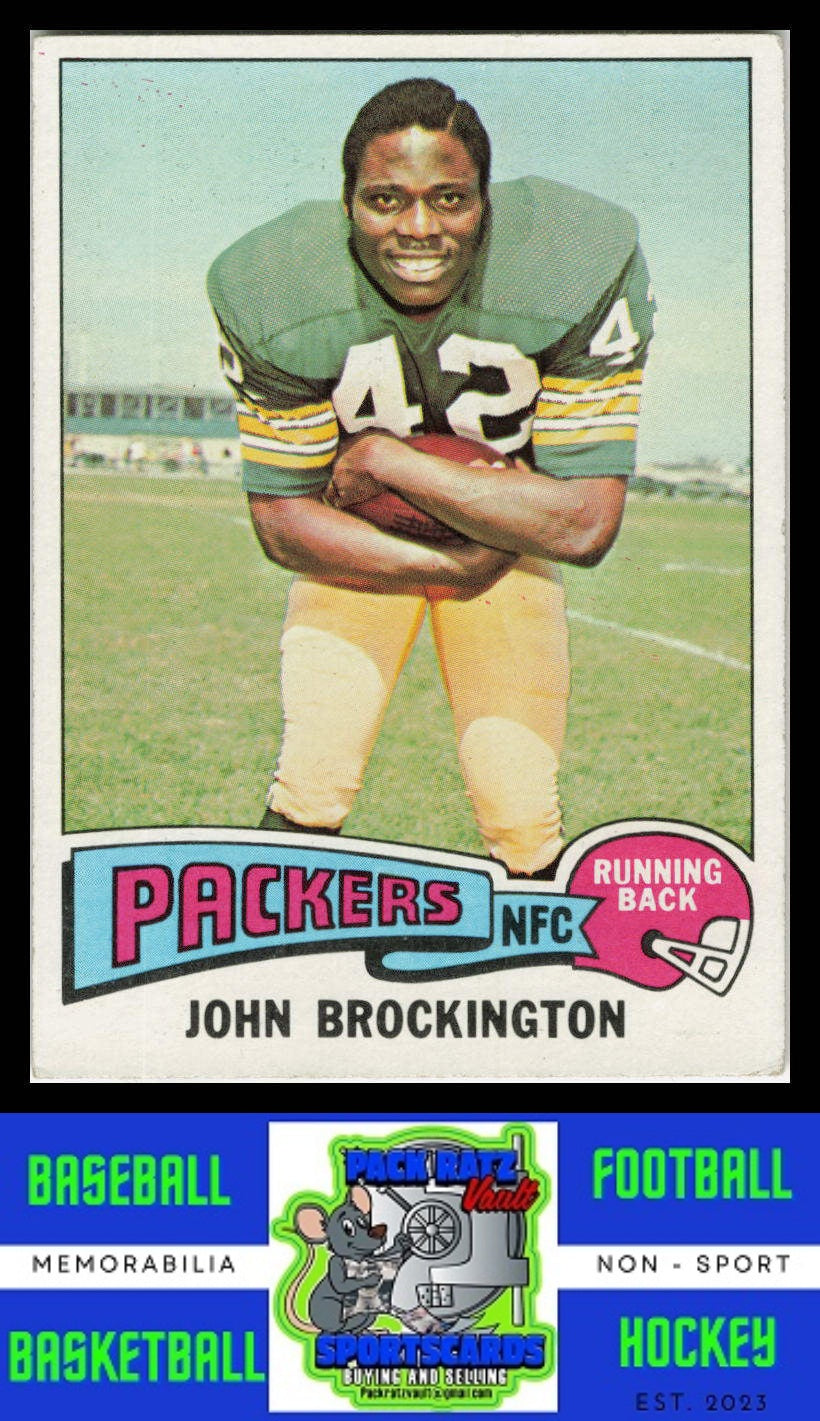 1975 Topps #150 John Brockington VG+