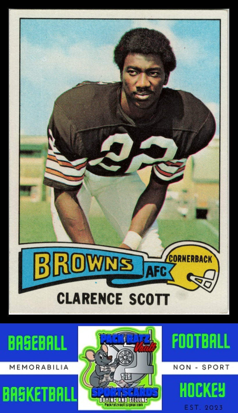 1975 Topps #164 Clarence Scott VG+