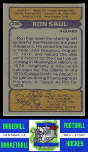 Ron Saul Topps #236 Ron Saul VG+