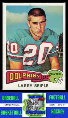 1975 Topps #22 Larry Seiple VG+