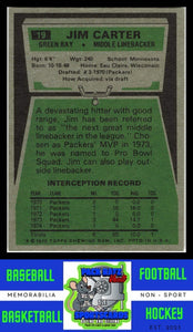 1975 Topps #19 Jim Carter VG+