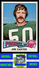 Load image into Gallery viewer, 1975 Topps #19 Jim Carter VG+