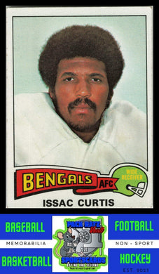 1975 Topps #25 Isaac Curtis VG+