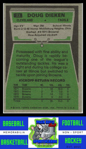 1975 Topps #23 Doug Dieken VG+